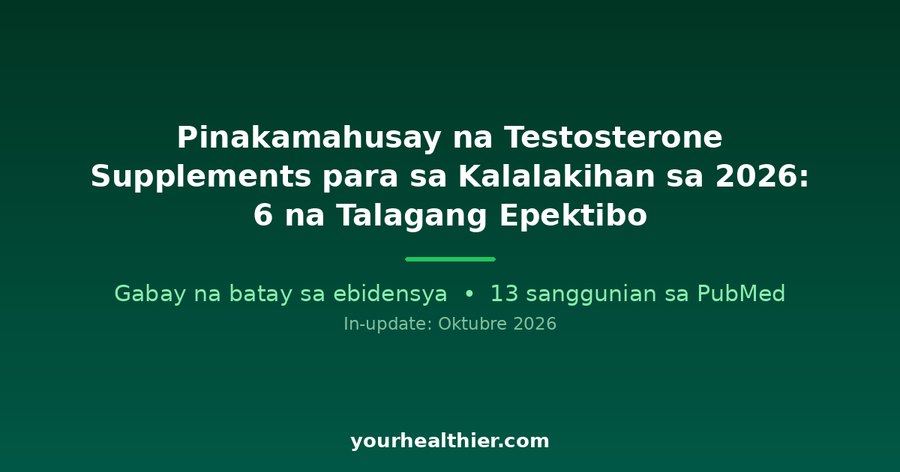 Pinakamahusay na Testosterone Supplements para sa Kalalakihan sa 2026: 6 na Talagang Epektibo