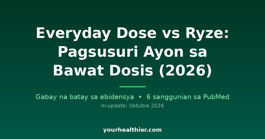 Everyday Dose vs Ryze: Pagsusuri Ayon sa Bawat Dosis (2026)