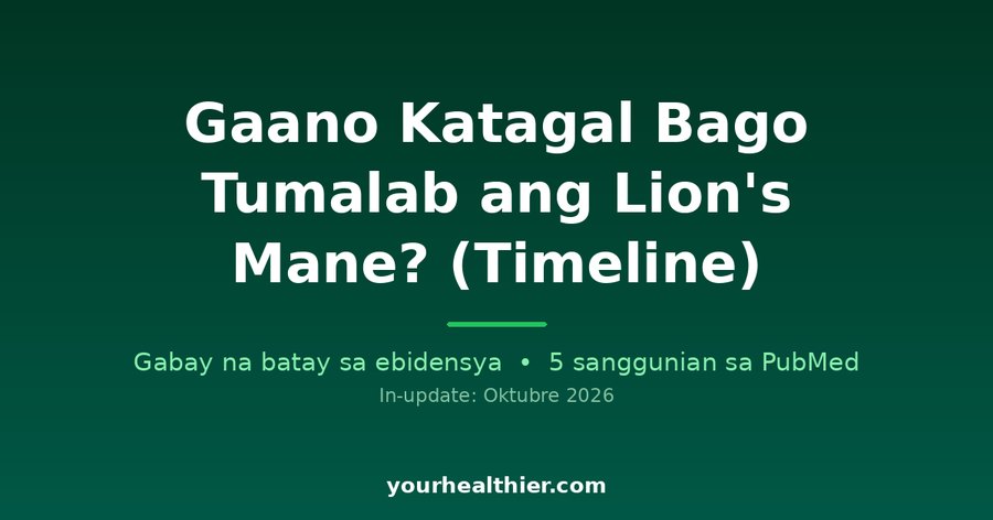 Gaano Katagal Bago Tumalab ang Lion’s Mane? (Timeline)