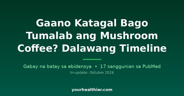 Gaano Katagal Bago Tumalab ang Mushroom Coffee? Dalawang Timeline