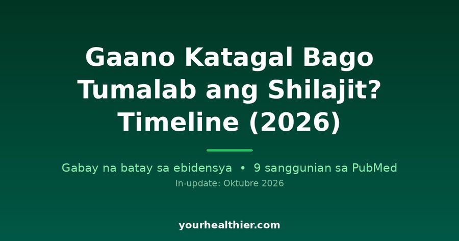 Gaano Katagal Bago Tumalab ang Shilajit? Timeline (2026)