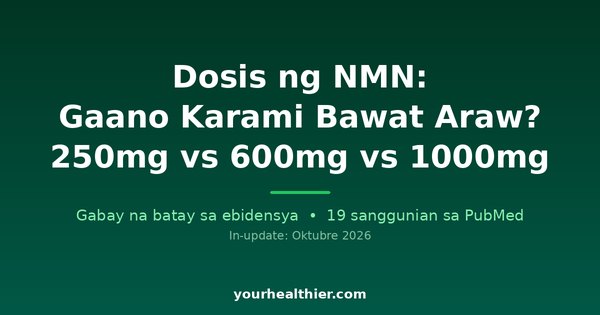 Dosis ng NMN: Gaano Karami Bawat Araw? 250mg vs 600mg vs 1000mg