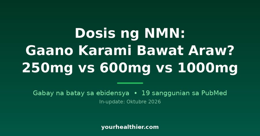 Dosis ng NMN: Gaano Karami Bawat Araw? 250mg vs 600mg vs 1000mg
